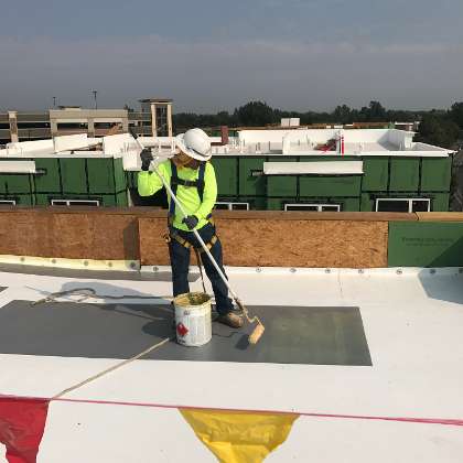 Steel surface preparation and rust treatment before painting